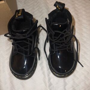 Dr. Martens Black Baby Walker Boots